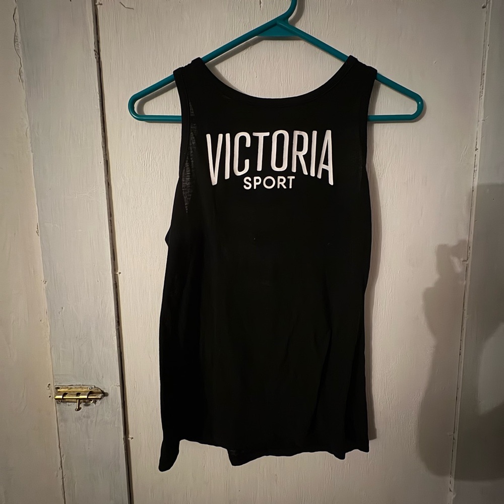 Victoria's Secret Black Tank Top Athletic Style